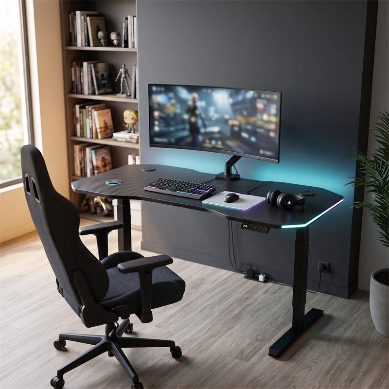 Corner Gaming Desk Height Adjustable high quality
